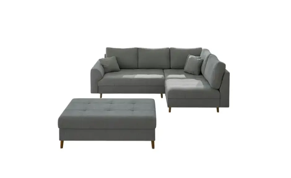 S-STYLE Ecksofa mit Hocker Lars