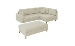 S-STYLE Ecksofa mit Hocker Maya