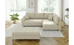 S-STYLE Ecksofa mit Hocker Maya