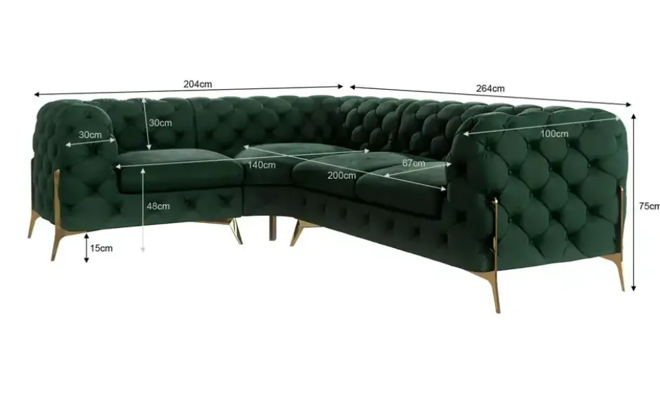S-STYLE Ecksofa Natalie