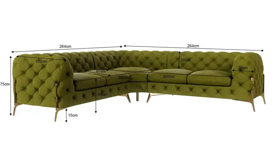 S-STYLE Ecksofa Natalie