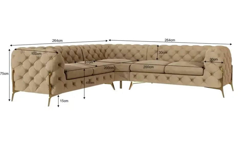 S-STYLE Ecksofa Natalie