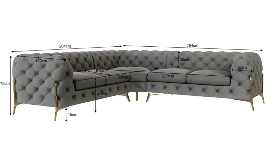 S-STYLE Ecksofa Natalie