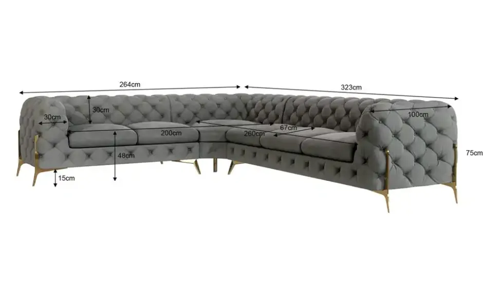 S-STYLE Ecksofa Natalie