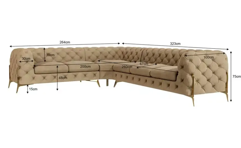 S-STYLE Ecksofa Natalie