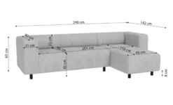 S-STYLE Ecksofa Oskar