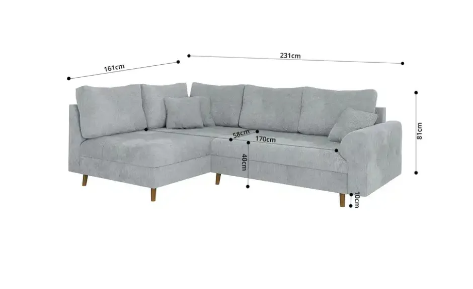 S-STYLE Ecksofa Trygve