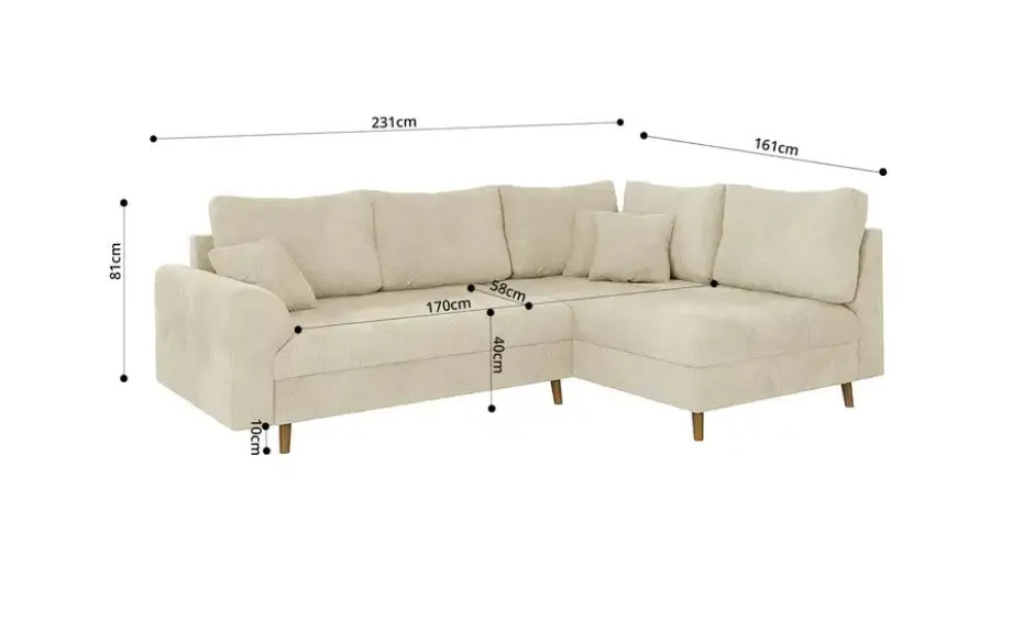 S-STYLE Ecksofa Trygve