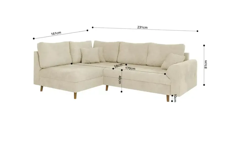 S-STYLE Ecksofa Trygve