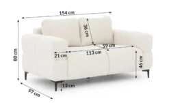 S-STYLE Einzelsofa Cardea