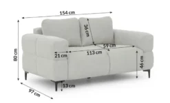 S-STYLE Einzelsofa Cardea