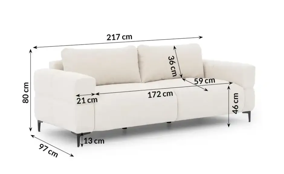 S-STYLE Einzelsofa Cardea