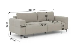 S-STYLE Einzelsofa Cardea