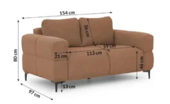 S-STYLE Einzelsofa Cardea