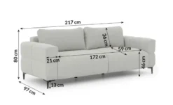 S-STYLE Einzelsofa Cardea