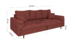 S-STYLE Einzelsofa Maya