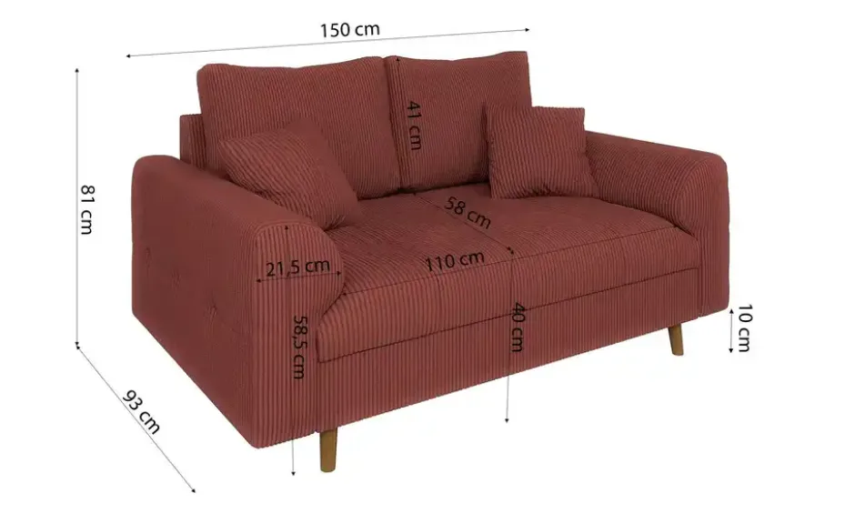 S-STYLE Einzelsofa Maya