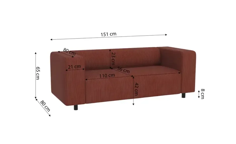 S-STYLE Einzelsofa Oskar