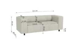 S-STYLE Einzelsofa Oskar