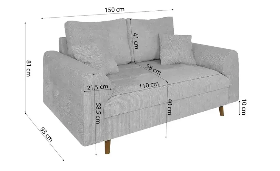 S-STYLE Einzelsofa Trygve