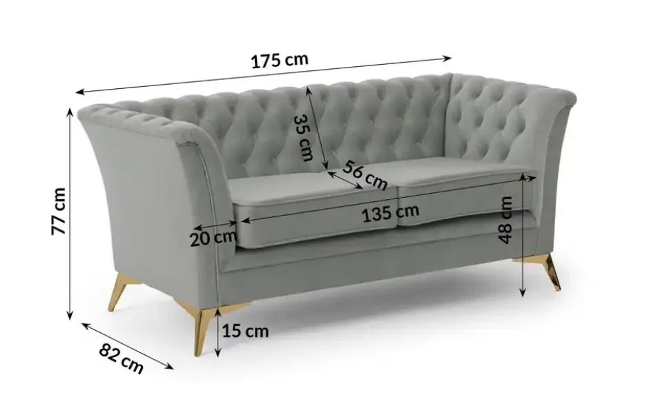 S-STYLE Einzelsofa Wilhelm