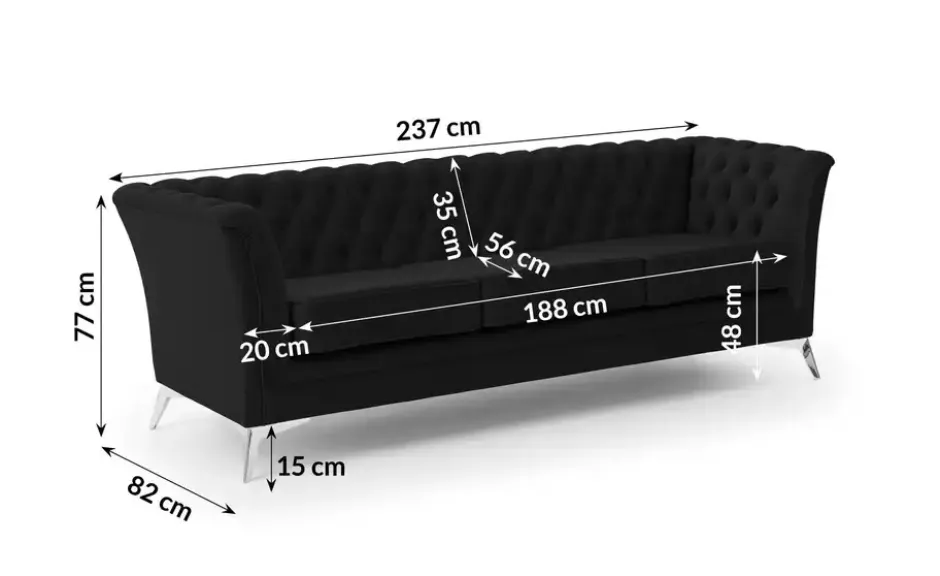S-STYLE Einzelsofa Wilhelm