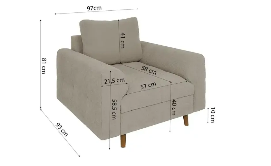 S-STYLE Sessel Lars