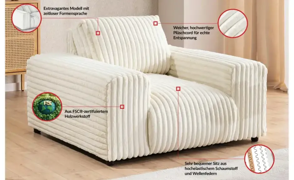 S-STYLE Sessel Mollis