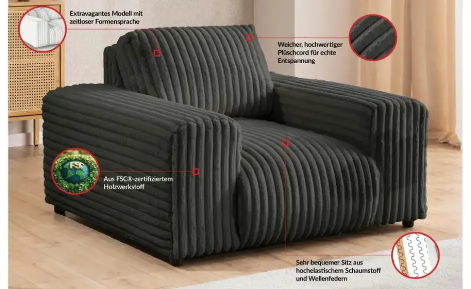 S-STYLE Sessel Mollis