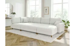 S-STYLE Wohnlandschaft mit Hocker Lars