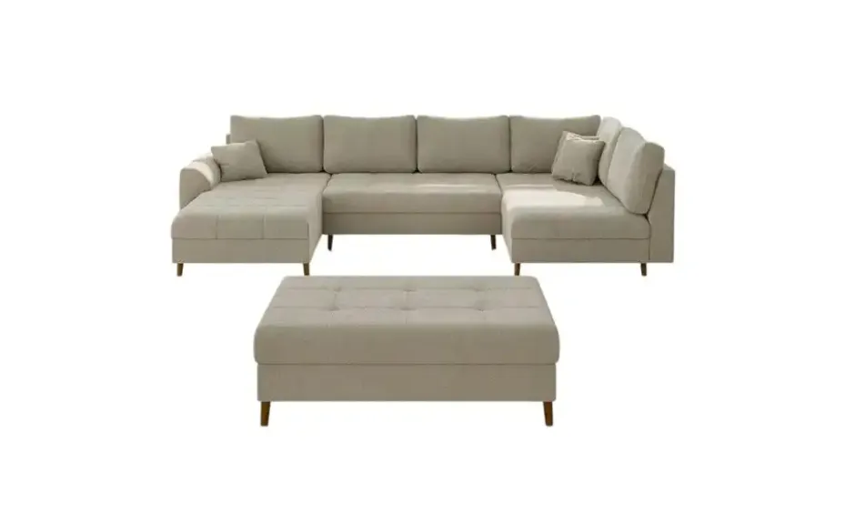 S-STYLE Wohnlandschaft mit Hocker Lars