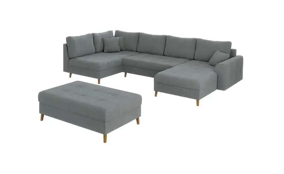 S-STYLE Wohnlandschaft mit Hocker Lars