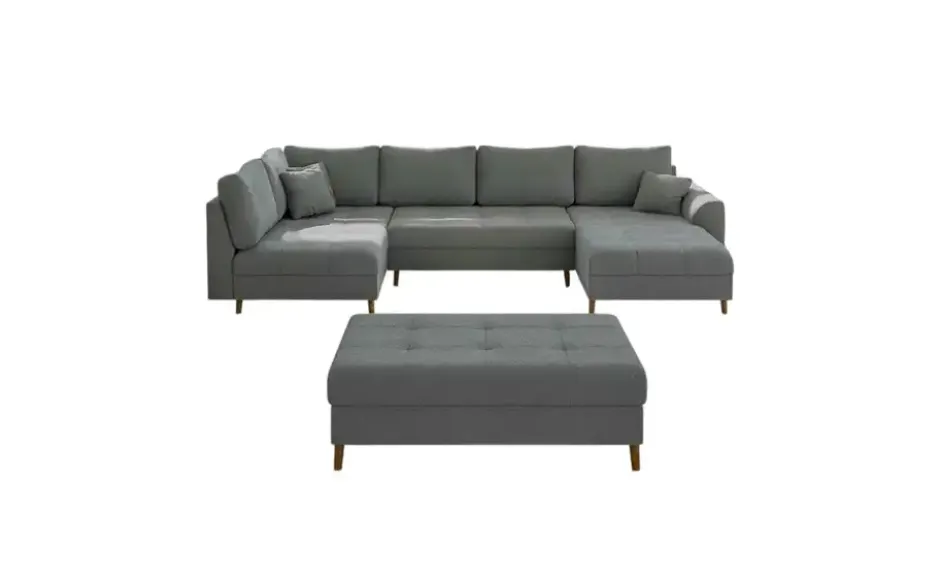 S-STYLE Wohnlandschaft mit Hocker Lars