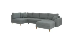 S-STYLE Wohnlandschaft mit Hocker Lars