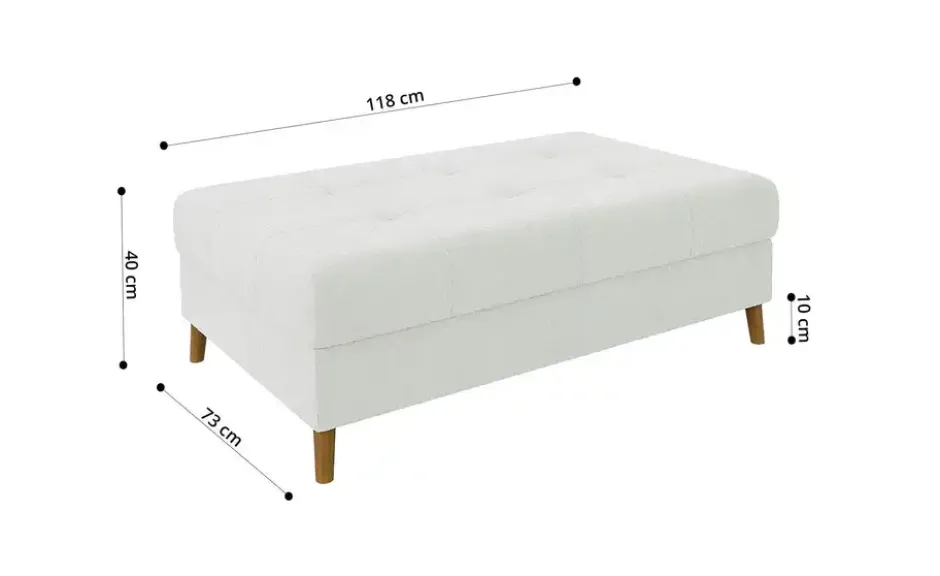 S-STYLE Wohnlandschaft mit Hocker Lars