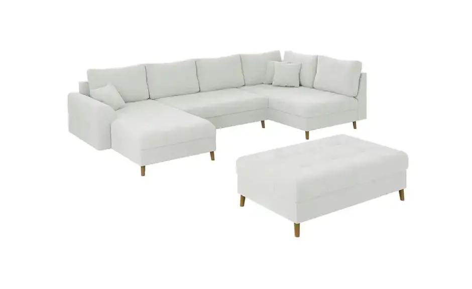 S-STYLE Wohnlandschaft mit Hocker Lars