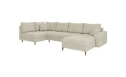 S-STYLE Wohnlandschaft mit Hocker Maya