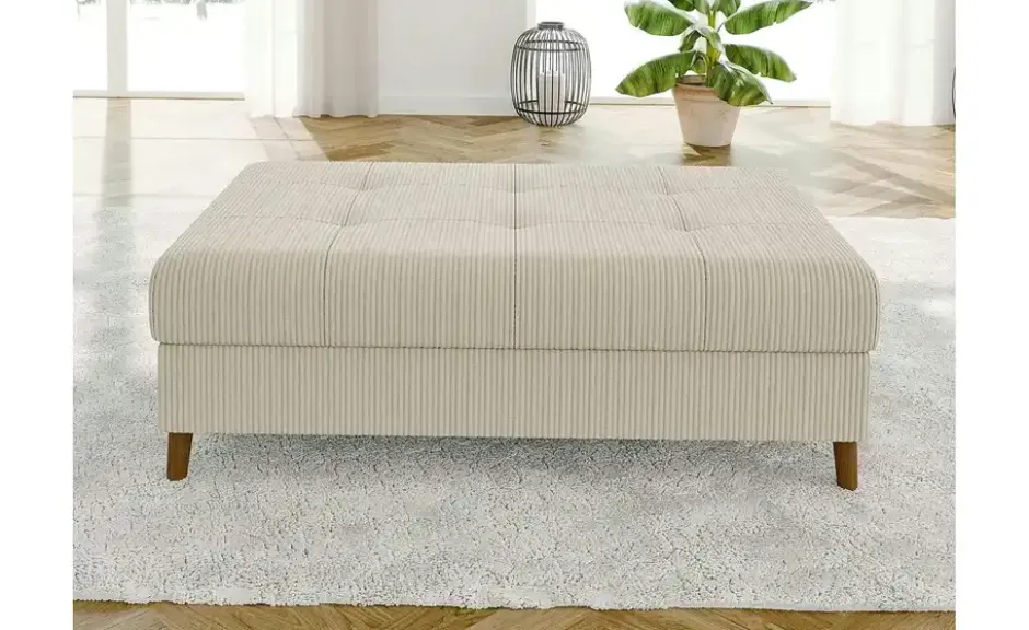 S-STYLE Wohnlandschaft mit Hocker Maya