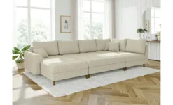S-STYLE Wohnlandschaft mit Hocker Maya