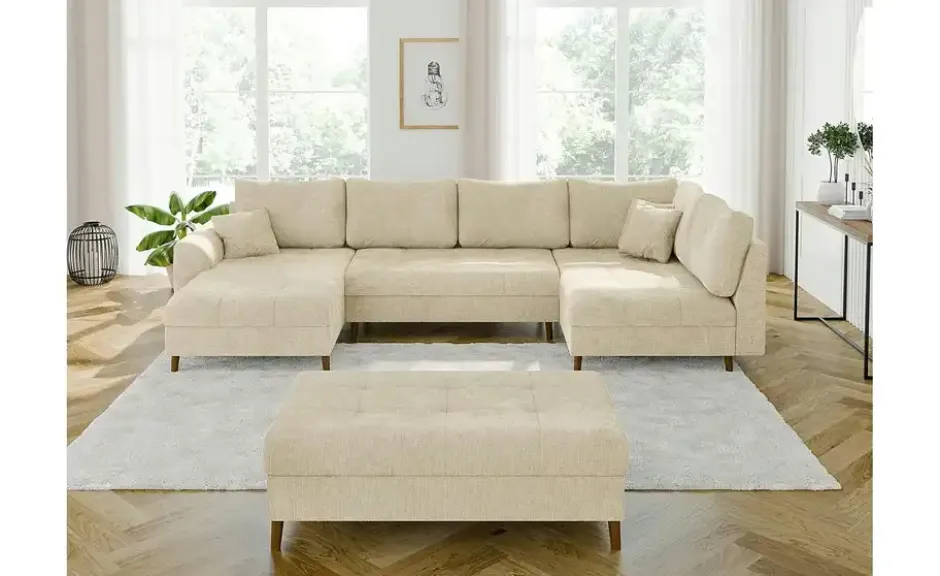 S-STYLE Wohnlandschaft mit Hocker Trygve