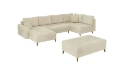 S-STYLE Wohnlandschaft mit Hocker Trygve