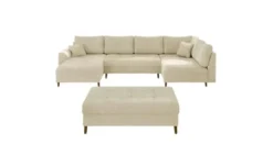 S-STYLE Wohnlandschaft mit Hocker Trygve