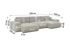 S-STYLE Wohnlandschaft Mollis