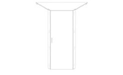 Tür für Eckschranklösung Multischrank-System