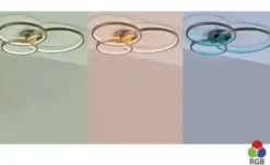 Trio LED Deckenleuchte 3-flammig
