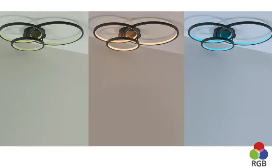Trio LED Deckenleuchte 3-flammig