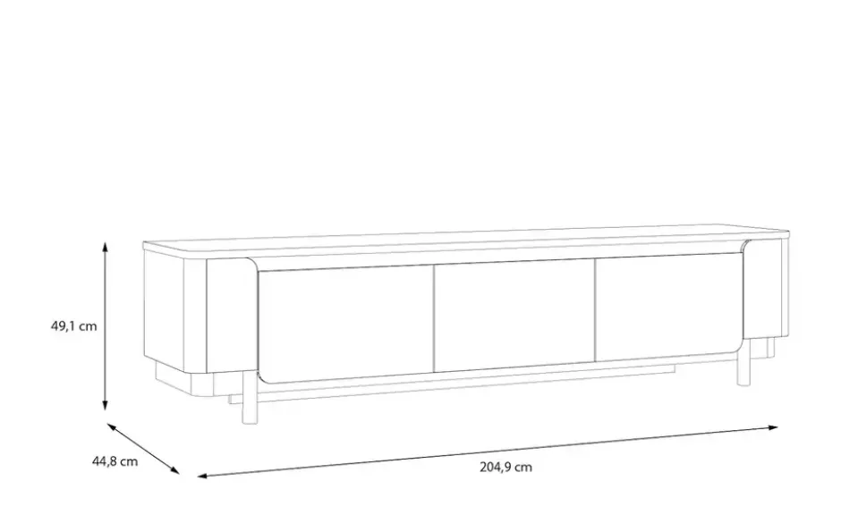 TV-Lowboard Vodol