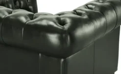uno Ledersessel Chesterfield
