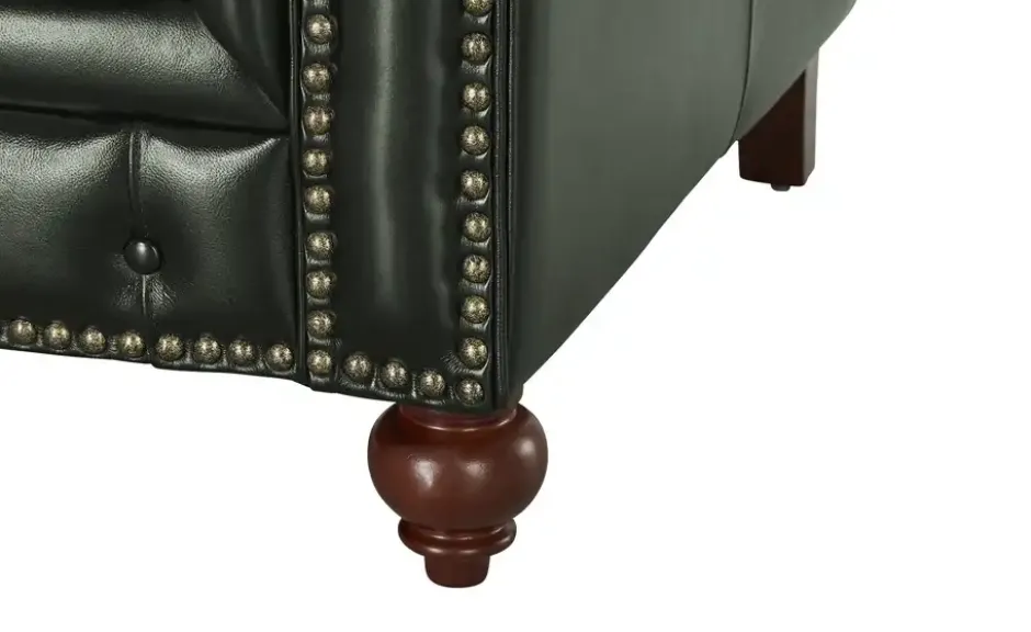 uno Ledersessel Chesterfield
