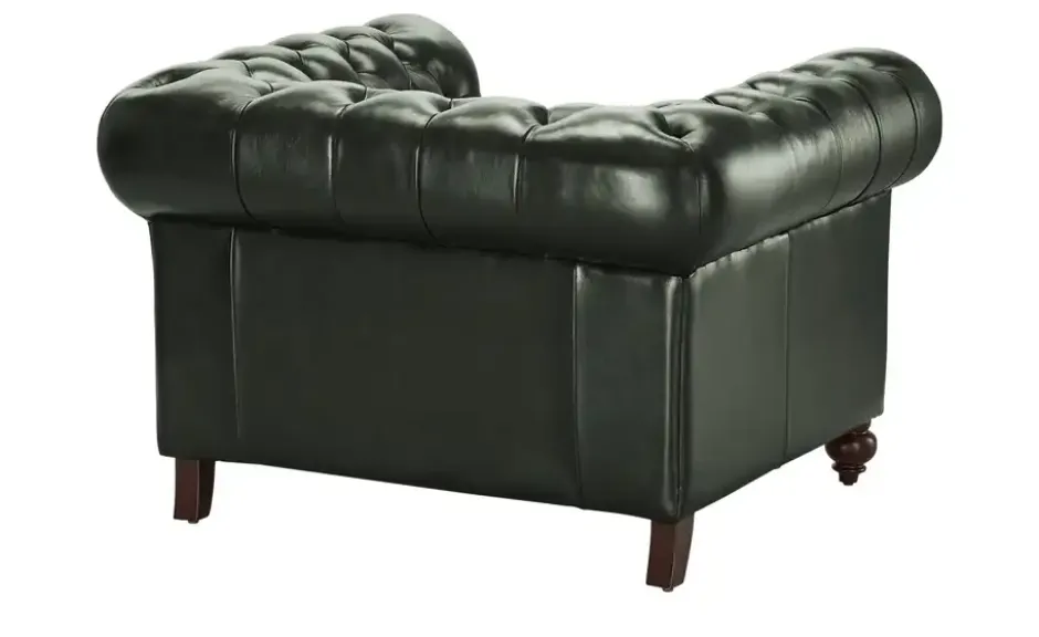 uno Ledersessel Chesterfield